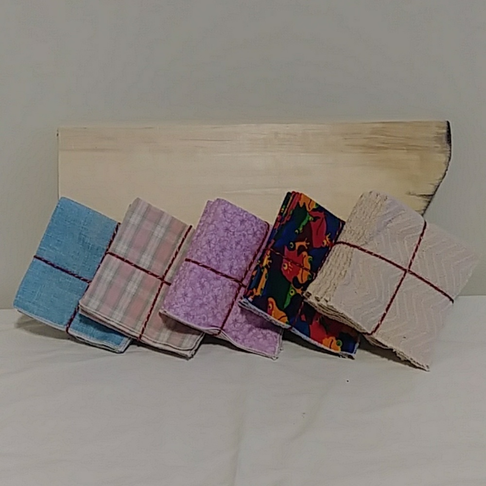 Handmade Reusable Napkins or Dish towels